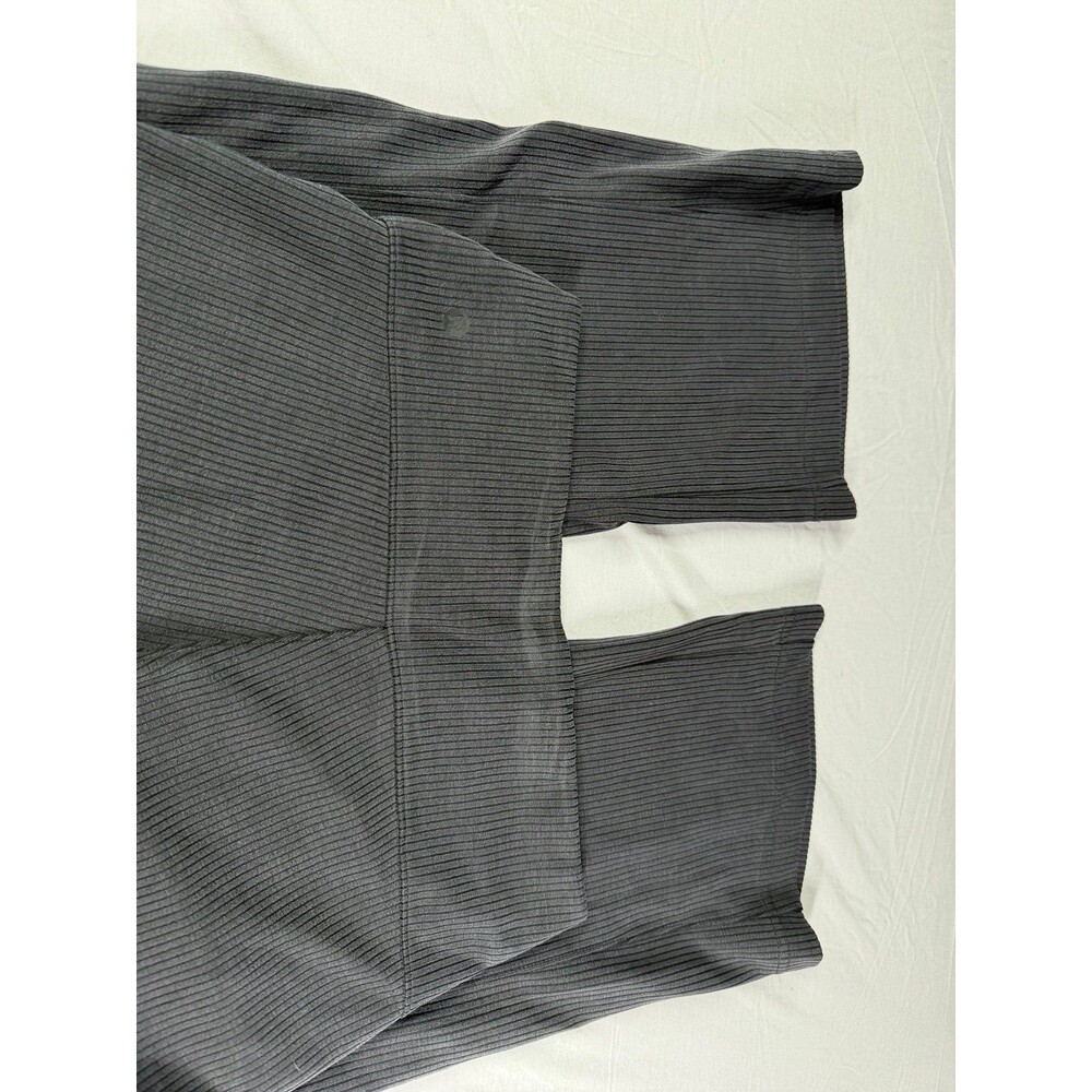 NWOT Lululemon Brushed Softstreme Ribbed Zip Flared Pant - Picture 3 of 6